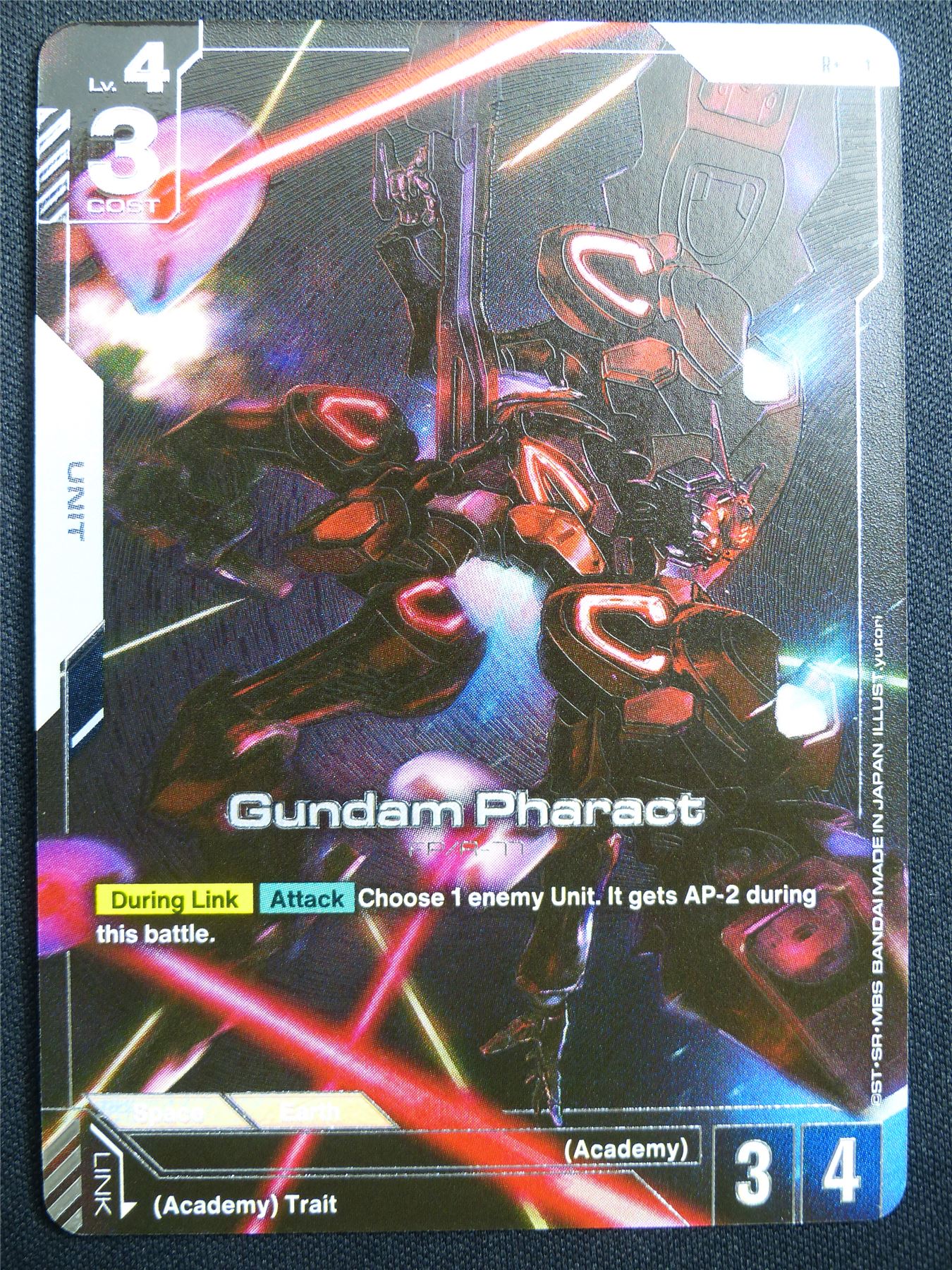 Gundam Pharact GD01-071 R+ Alt Art Foil - Gundam Card #47F