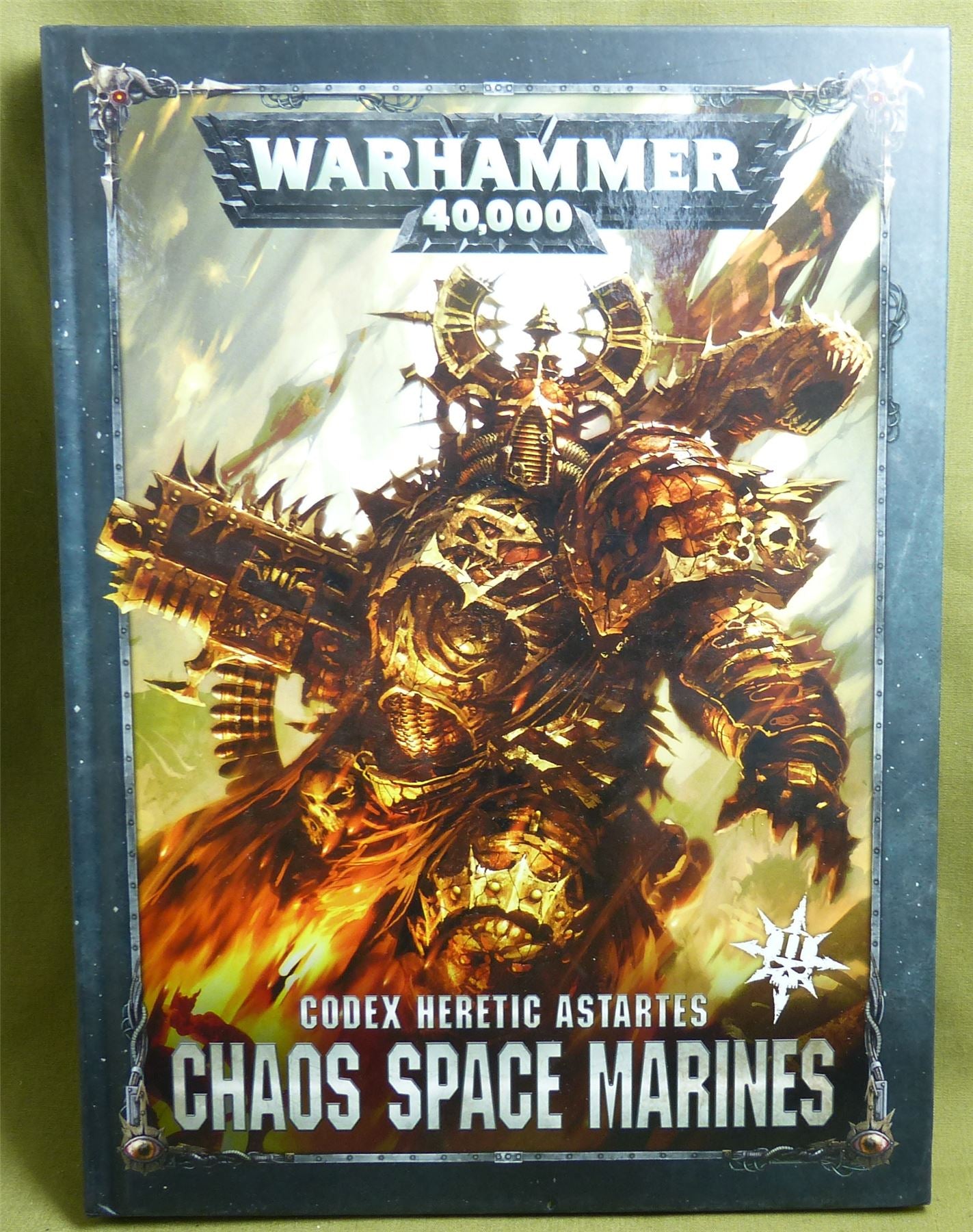 Chaos Space Marines: Codex Heretic Astartes Hardback - Warhammer 40K #1RE