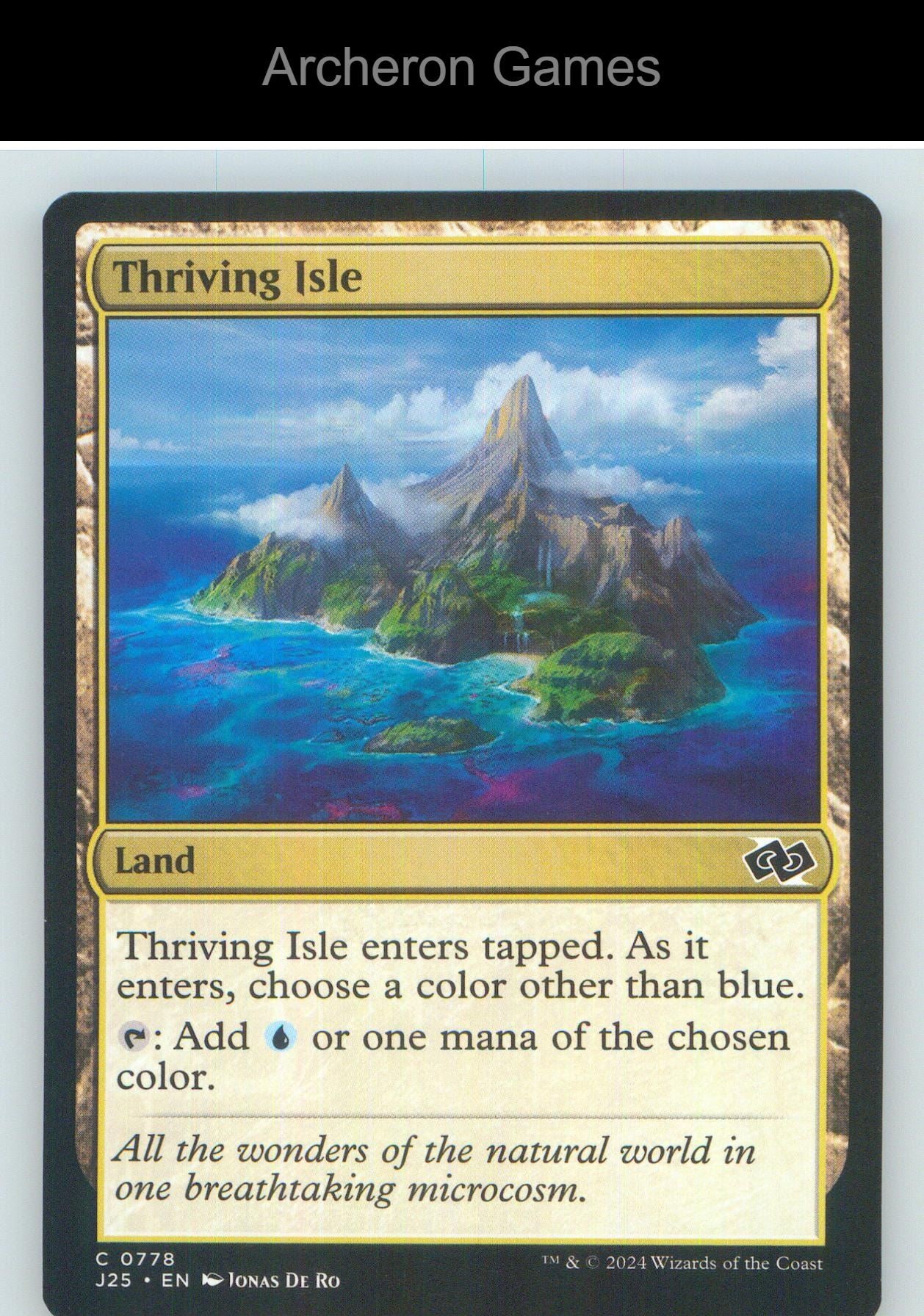 Thriving Isle J25 778 C MTG Card NM/EX+