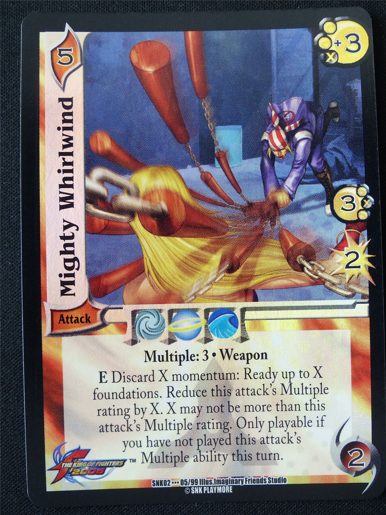 Mighty Whirlwind Foil SNK02 05/99 - UFS Card #2GV