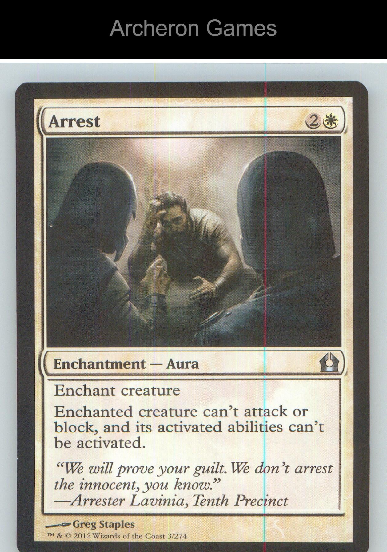 Arrest RTR 3 UC MTG Card NM/EX+