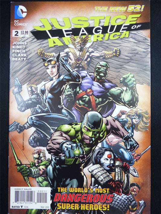 JUSTICE League of America #2 New 52 - DC Comic #52E