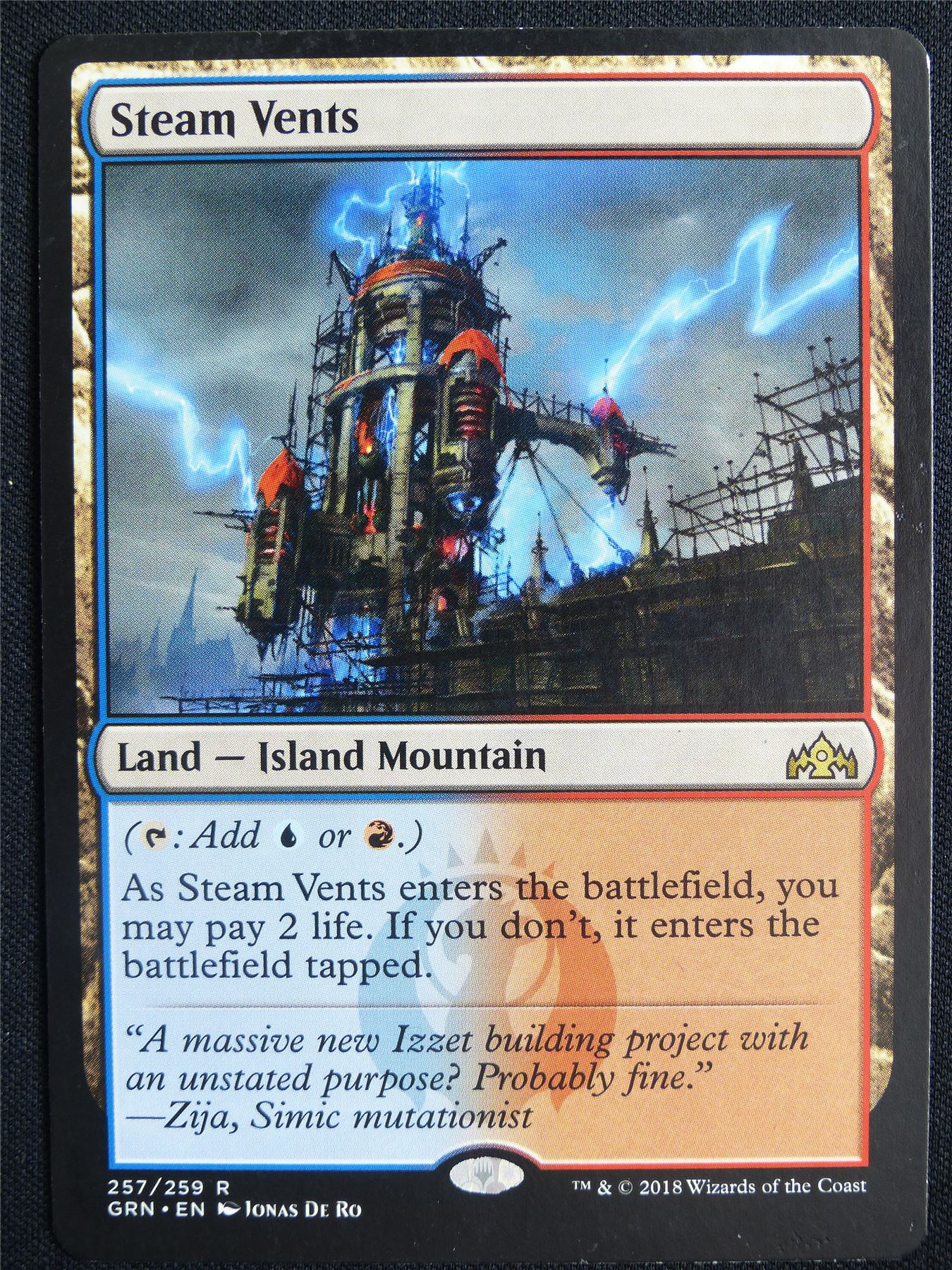 Steam Vents - GRN - Mtg Card #5MH