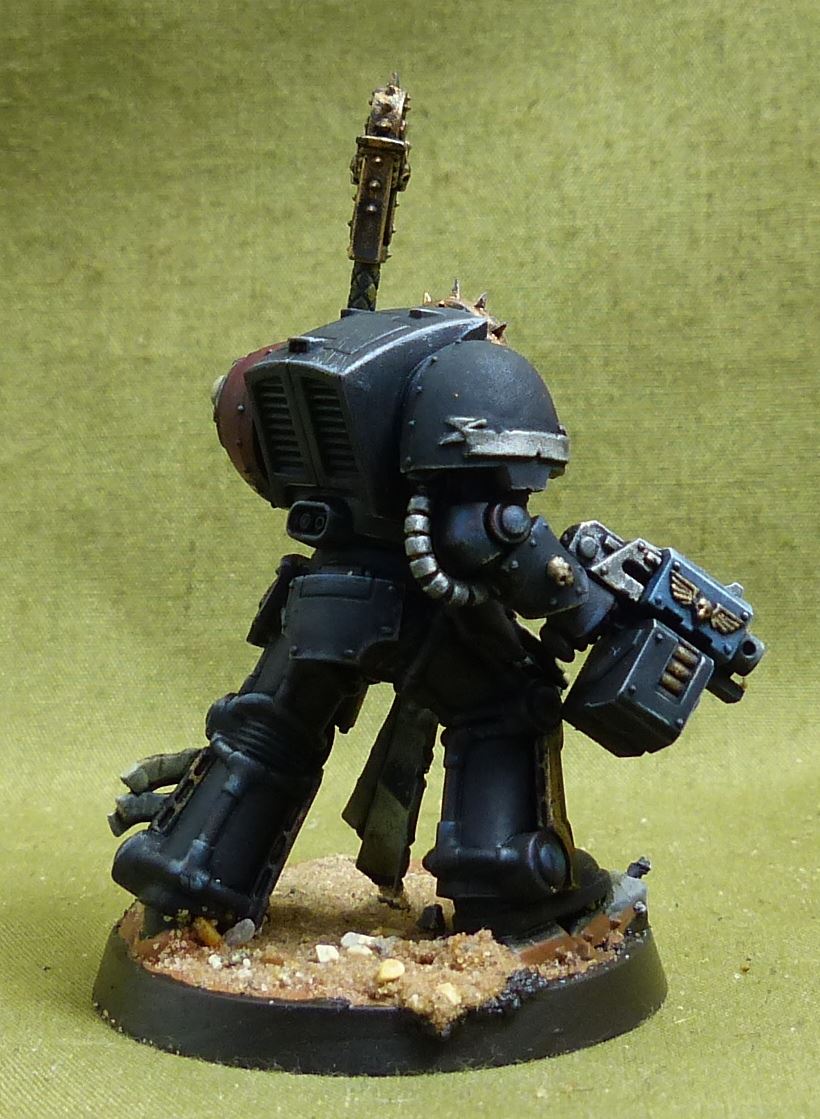 Chaplain in Terminator Armour painted - Space Marines - Warhammer 40K #5BQ