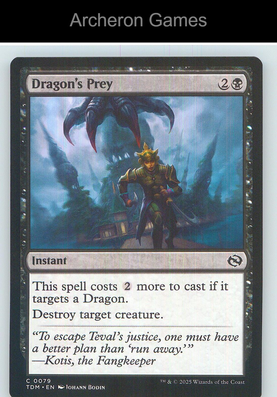 Dragon's Prey TDM 79 C MTG Card NM/EX+