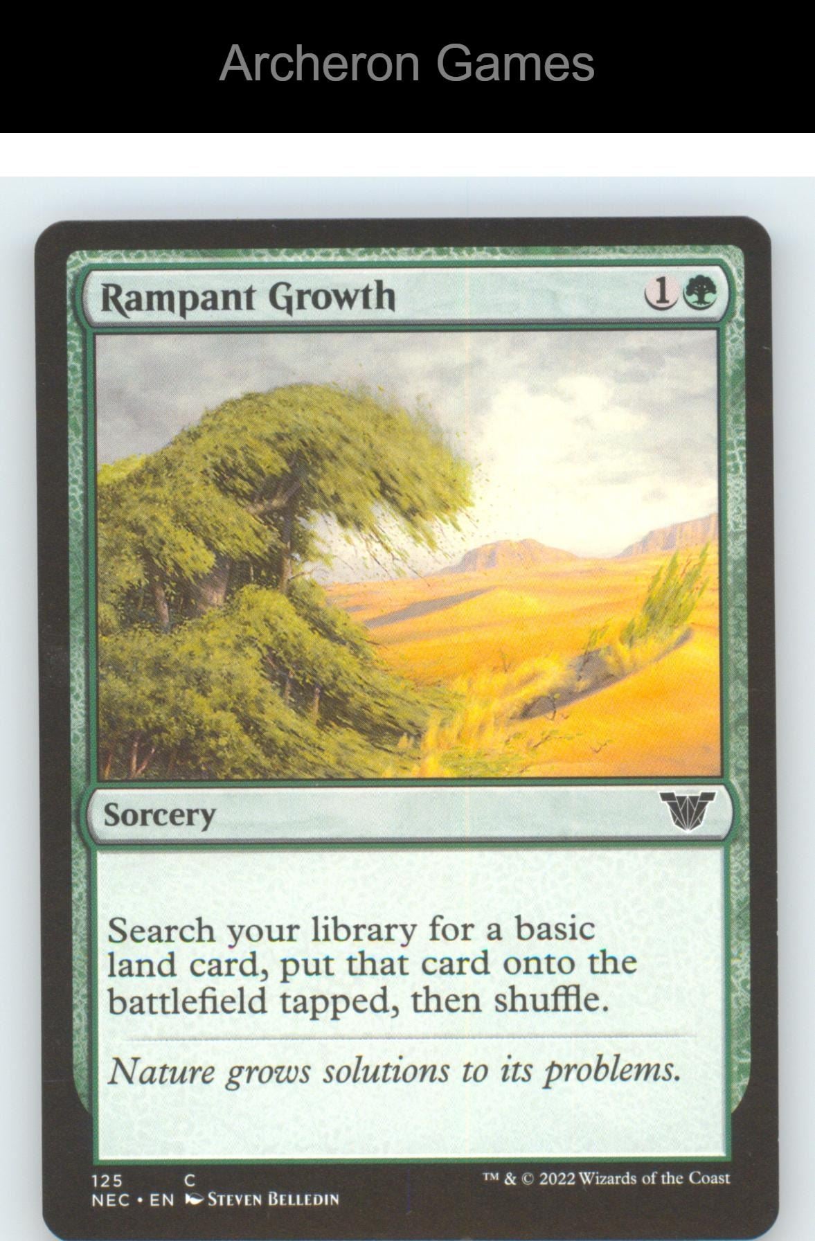 Rampant Growth NEC 125 C MTG Card NM/EX+