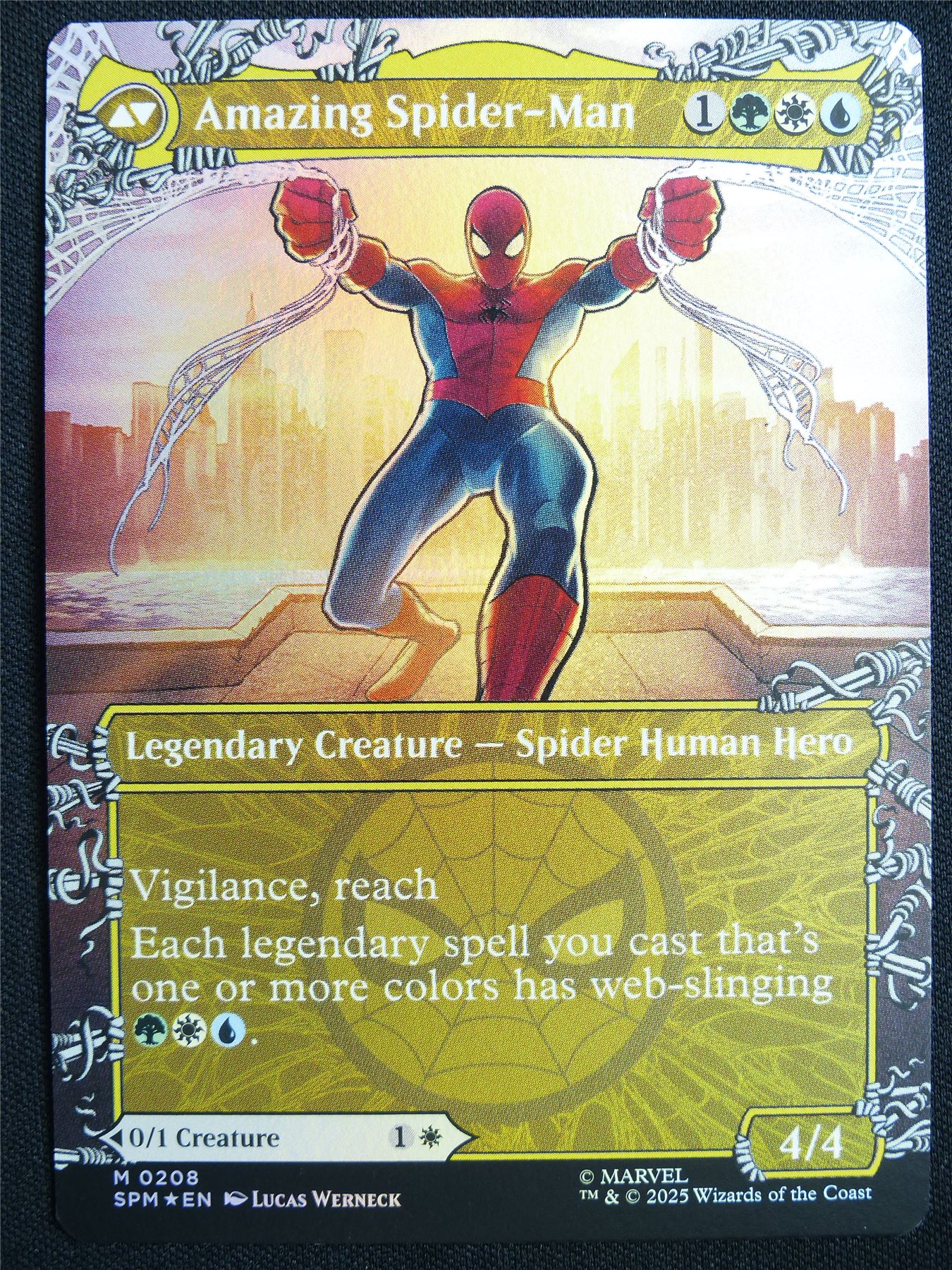 Peter Parker Showcase Foil - SPM - Mtg Card #1ZO