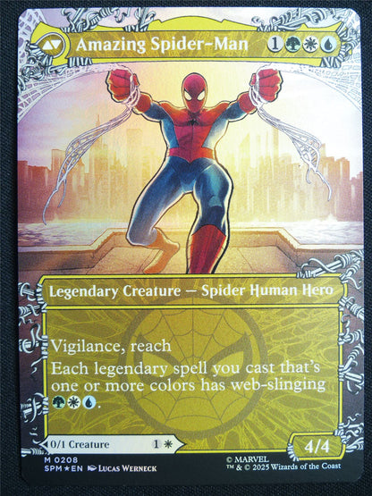 Peter Parker Showcase Foil - SPM - Mtg Card #1ZO