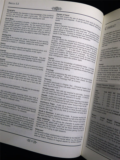 Chivalry & Sorcery: Light Booklet - Maple Leaf Games Roleplay Softback #2UP
