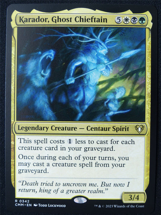 Karador Ghost Chieftain - CMM - Mtg Card #1B9