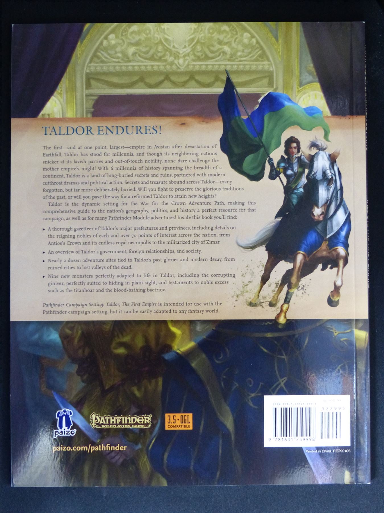 Pathfinder: Taldor The First Empire  - Roleplay Softback #47E