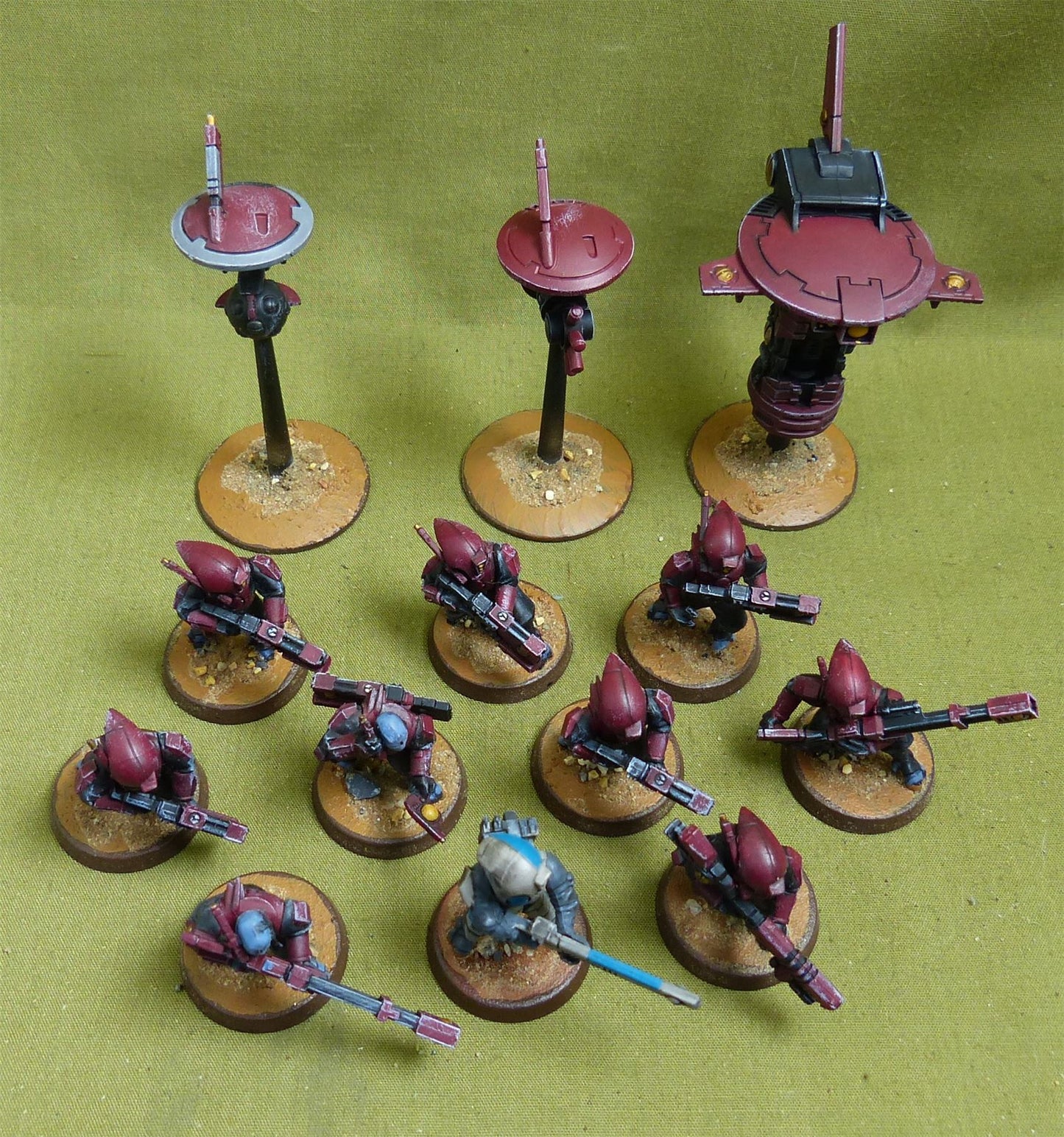 Pathfinder Team painted - Tau Empire - Warhammer 40K #41E