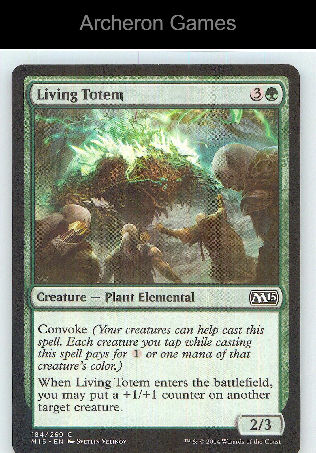 Living Totem M15 184 C MTG Card NM/EX+