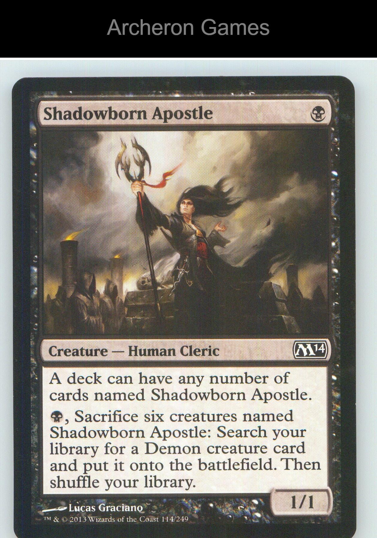Shadowborn Apostle M14 114 C MTG Card NM/EX+