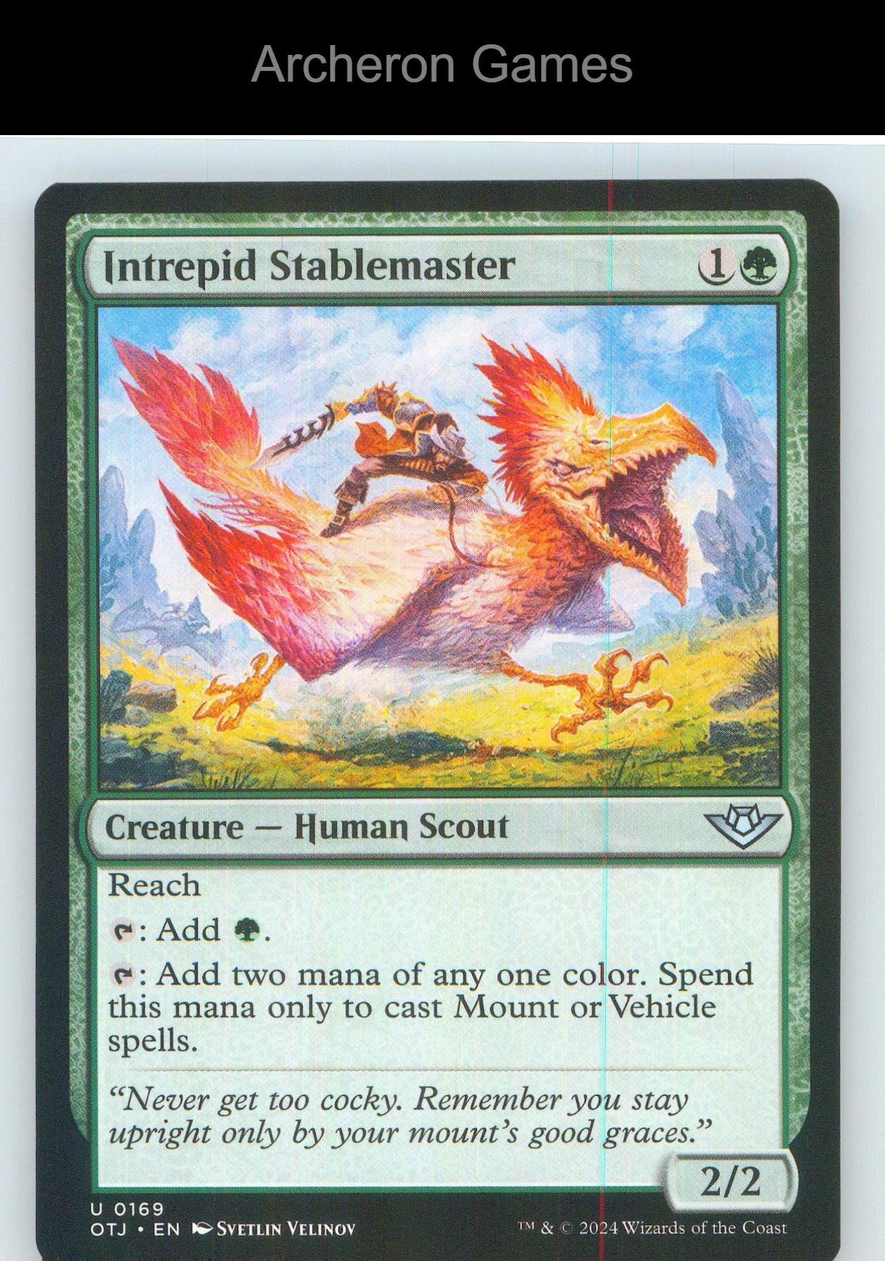 Intrepid Stablemaster OTJ 169 UC MTG Card NM/EX+