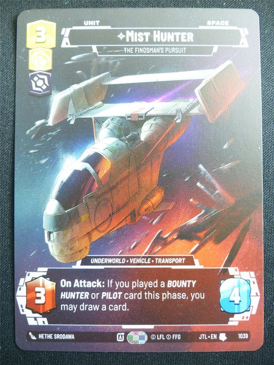 Mist Hunter 1039 Prestige - Star Wars Unlimited Card #4FO