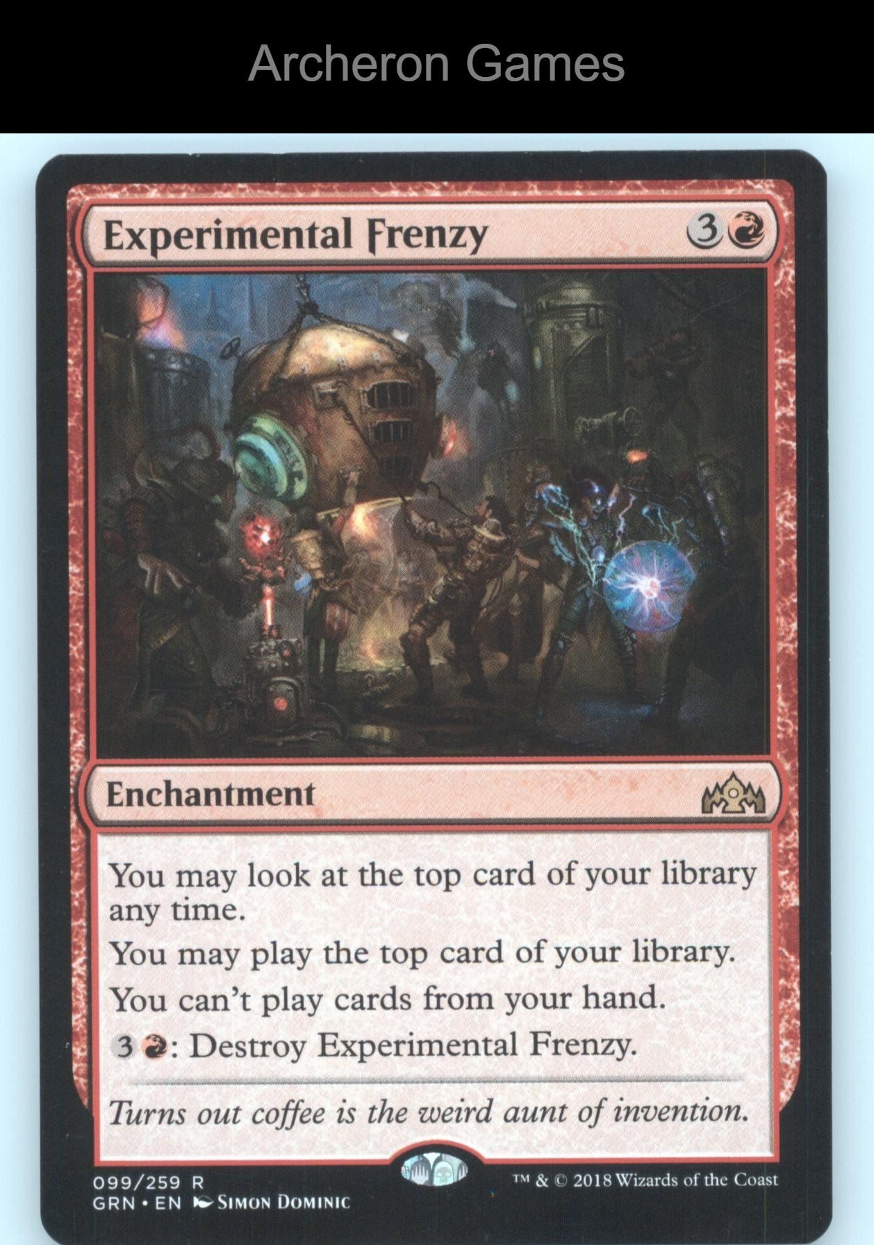 Experimental Frenzy 99 R MTG Card Promo Pack: Core Set 2020
