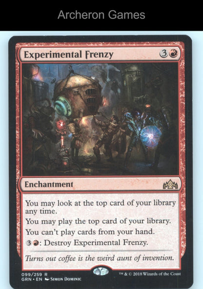 Experimental Frenzy 99 R MTG Card Promo Pack: Core Set 2020
