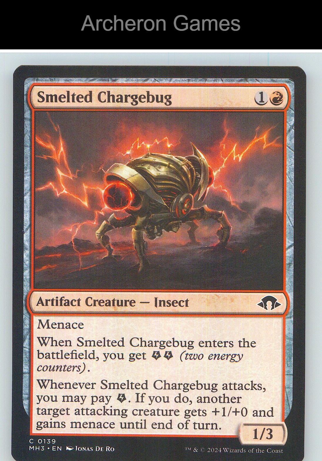Smelted Chargebug MH3 139 C MTG Card NM/EX+
