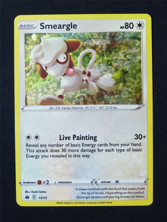 Smeargle 15/15 Holo - Pokemon Card #6RB