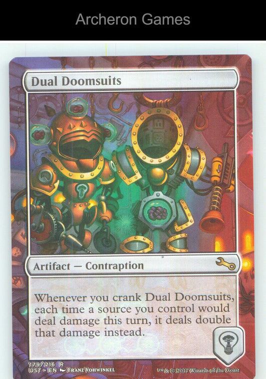 Dual Doomsuits UST 179 R MTG Card NM/EX+