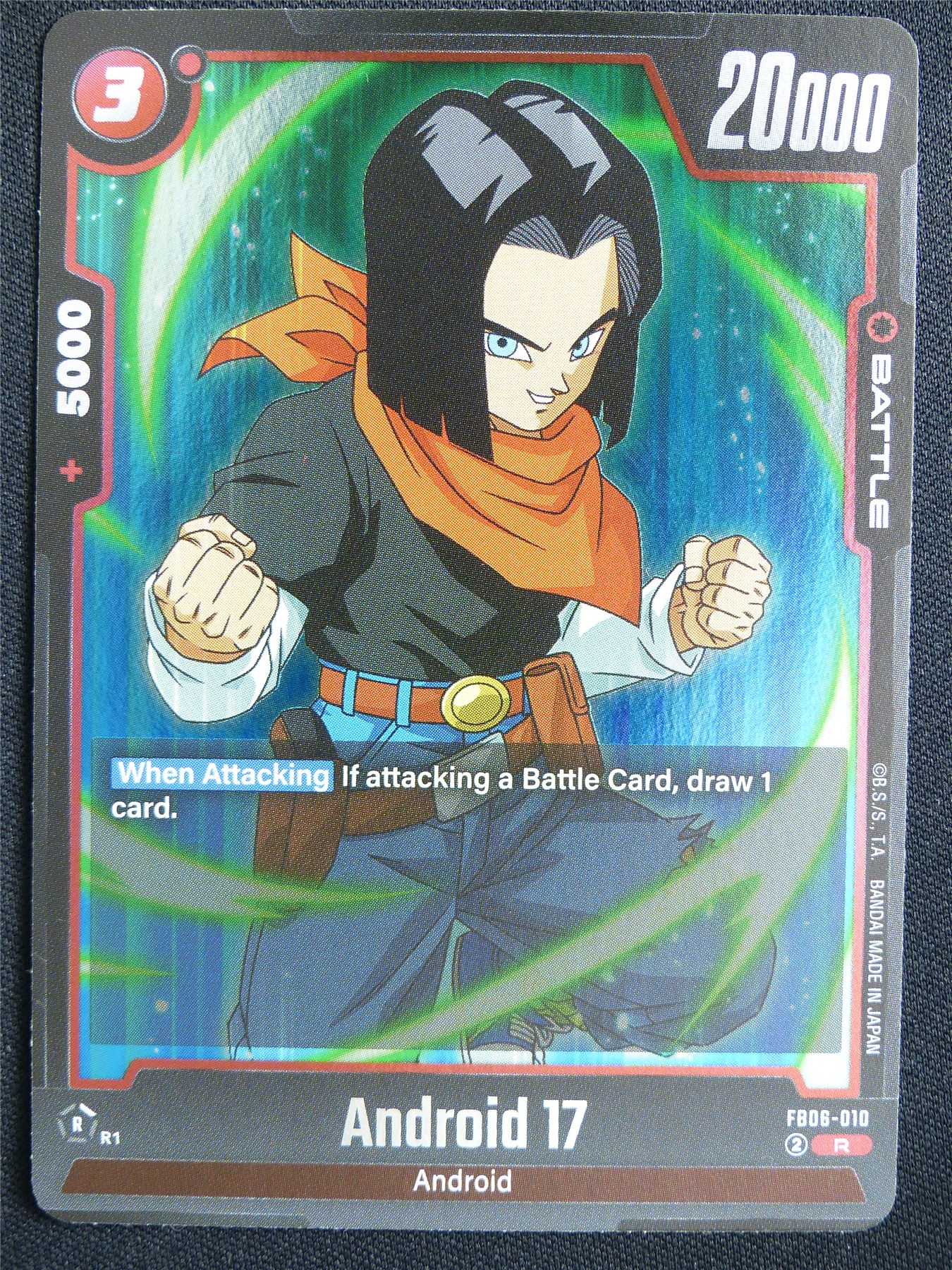 Android 17 FB06-010 R Foil - Dragon Ball Super Card #5QB