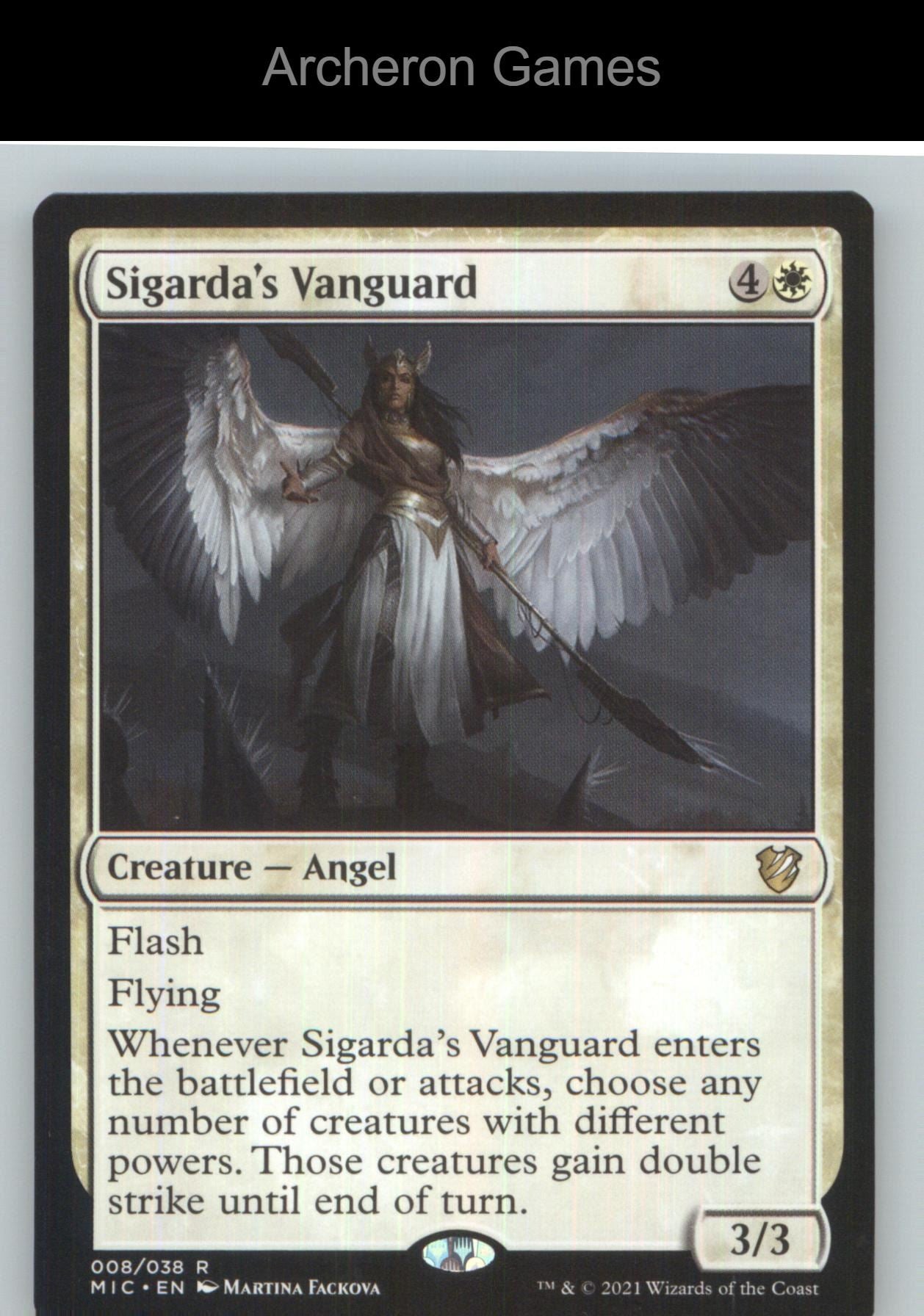 Sigarda's Vanguard MIC 8 R MTG Card NM/EX+