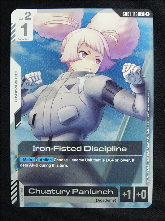 Iron-Fisted Discipline GD01-119 R - Gundam Card #58P