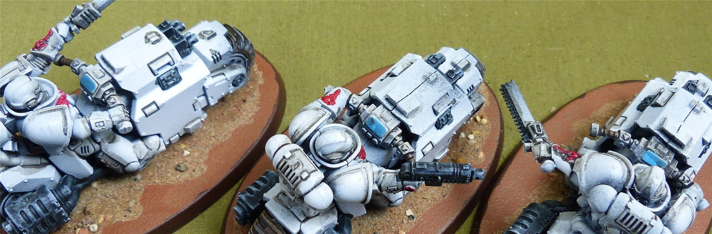 Outriders painted - White Scars - Warhammer 40K #4PL