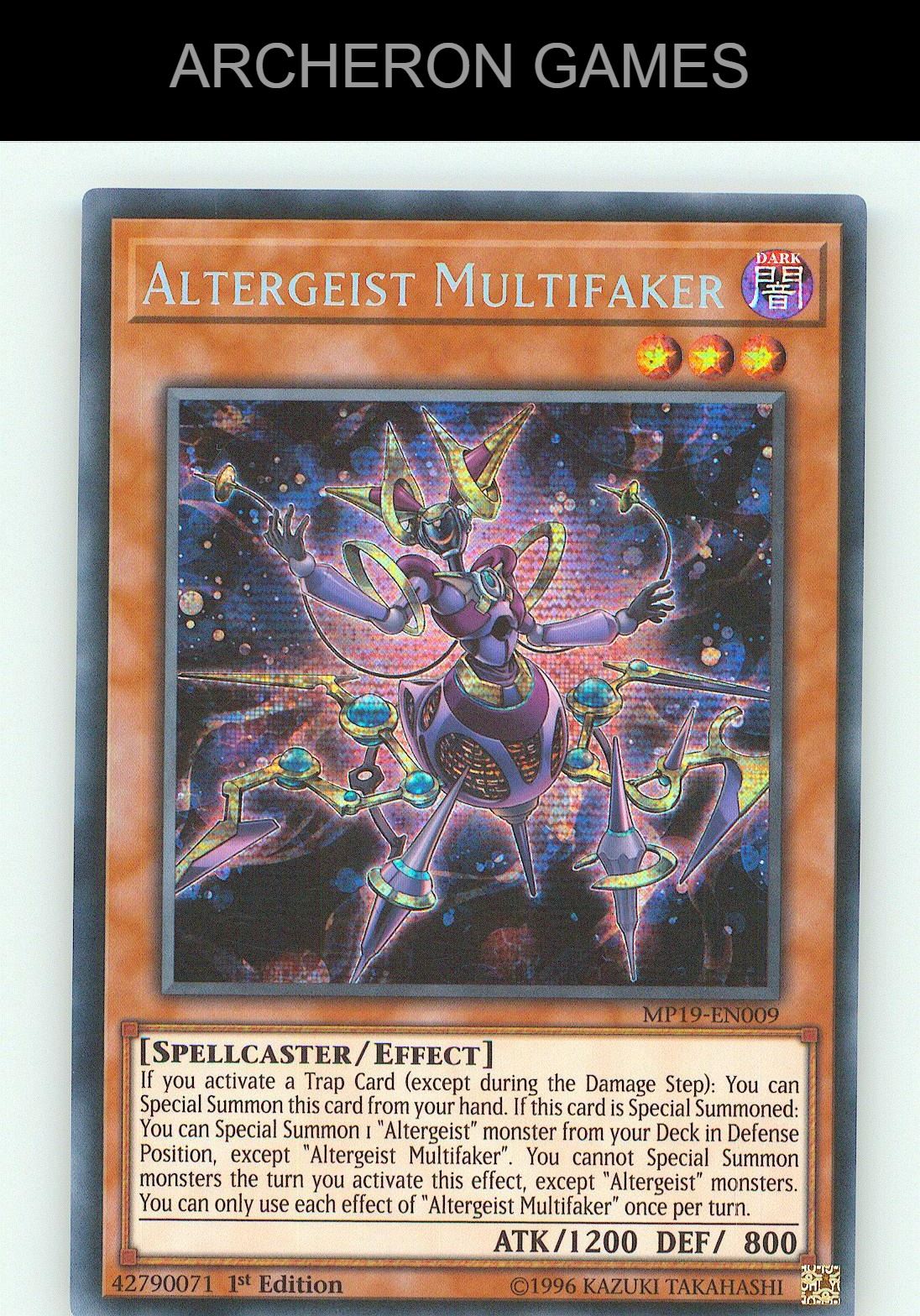 Altergeist Multifaker SEC YUGIOH Card