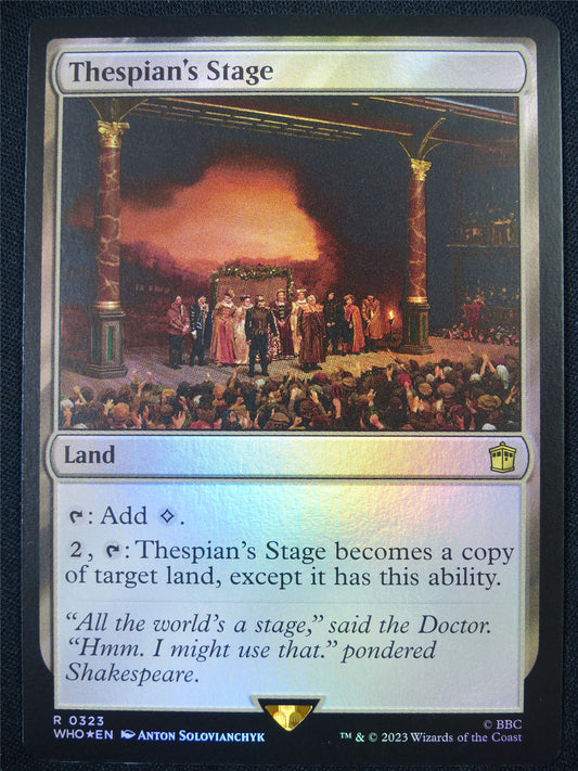 Thespian's Stage Foil - WHO - Mtg Card #AC