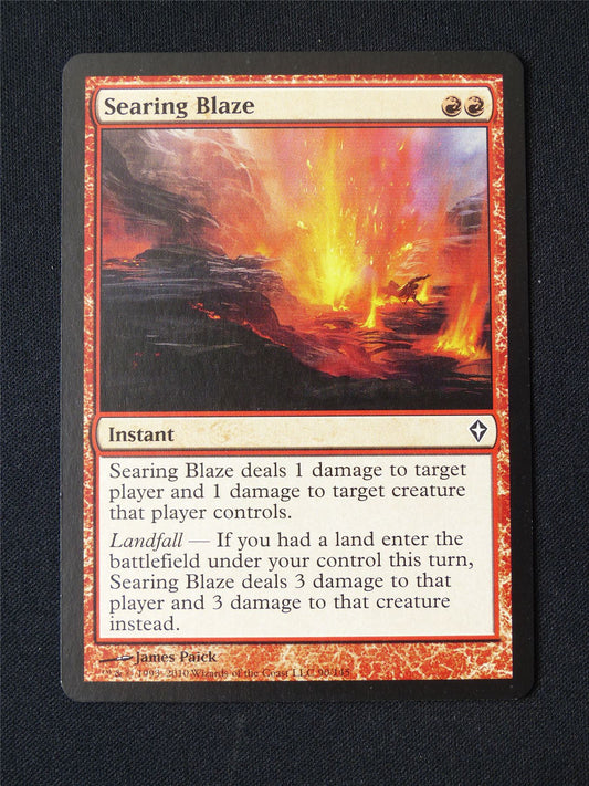 Searing blaze - WWK - Mtg Card #3ID