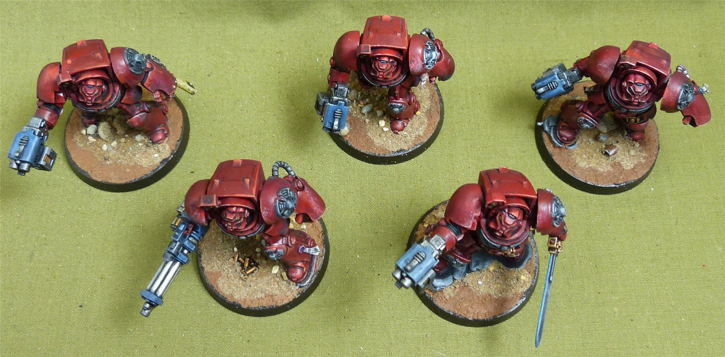 Terminator Squad painted - Blood Angels - Warhammer 40K #5C6
