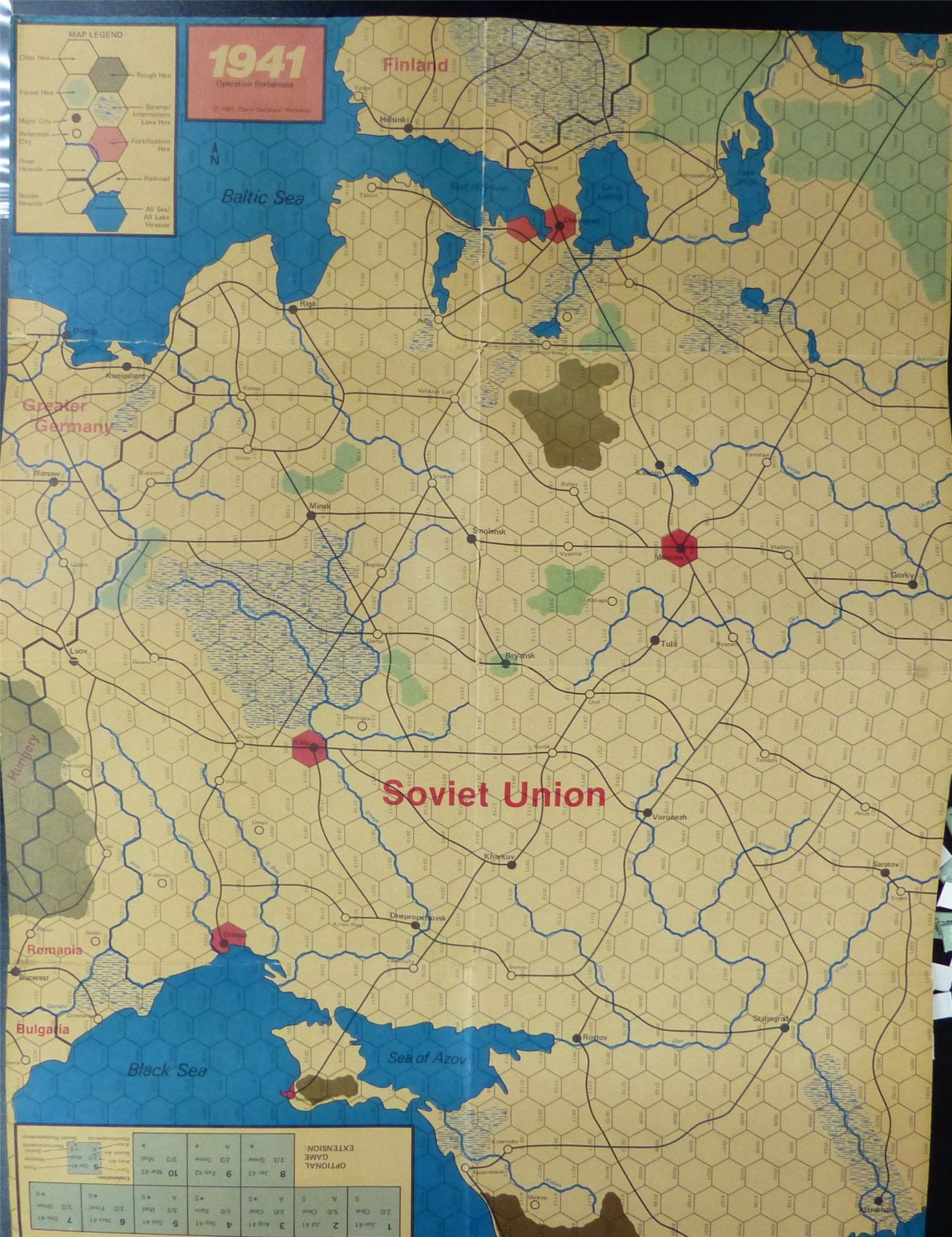1941: Operation Barbarossa - Game Designers' Workshop Boardgame #31R