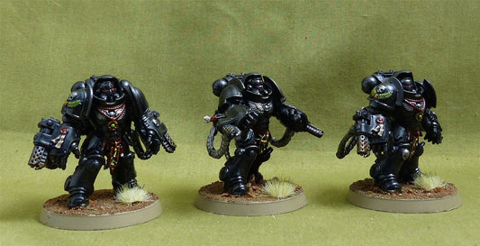 Primaris Aggressors painted - Iron Hands - Warhammer 40K #1HG