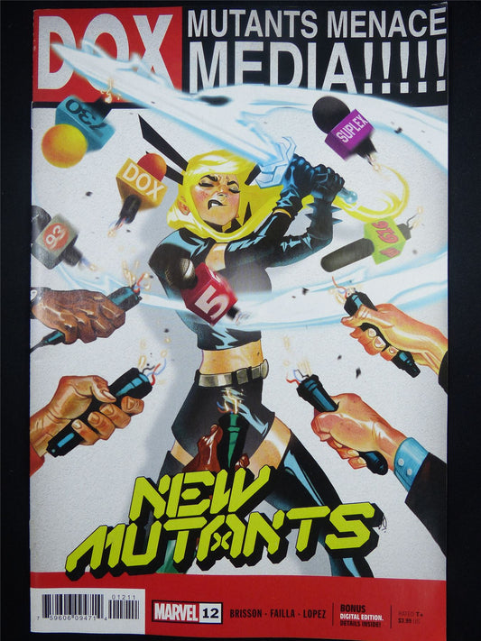 NEW Mutants #12 - Marvel Comic #3JX