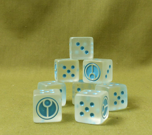 Tau Empire Dice Set: 8 dice - Warhammer 40K #9T