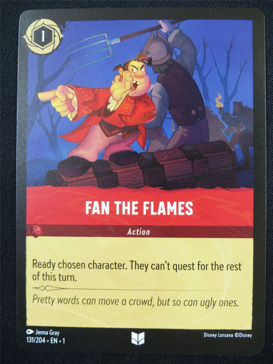 Fan the Flames 131/204 - Lorcana Card #4PT