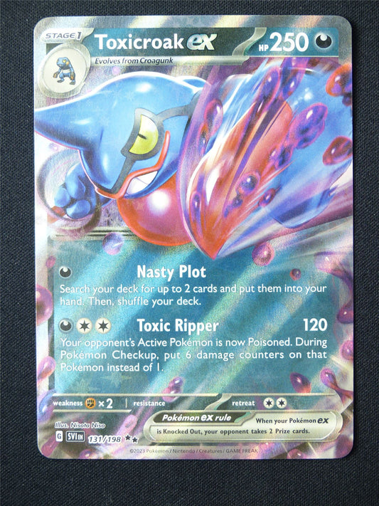 Toxicroak EX 131/198 Holo - Pokemon Card #6L2