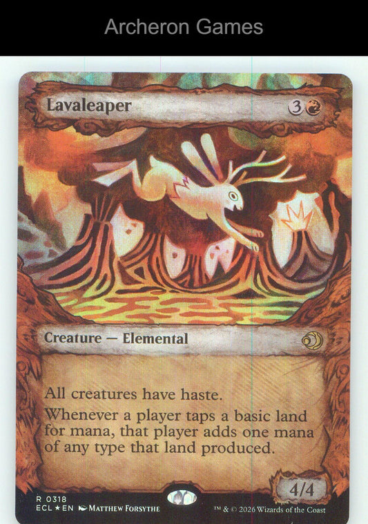 Lavaleaper (Showcase) ECL 318 R MTG Card NM/EX+ Foil