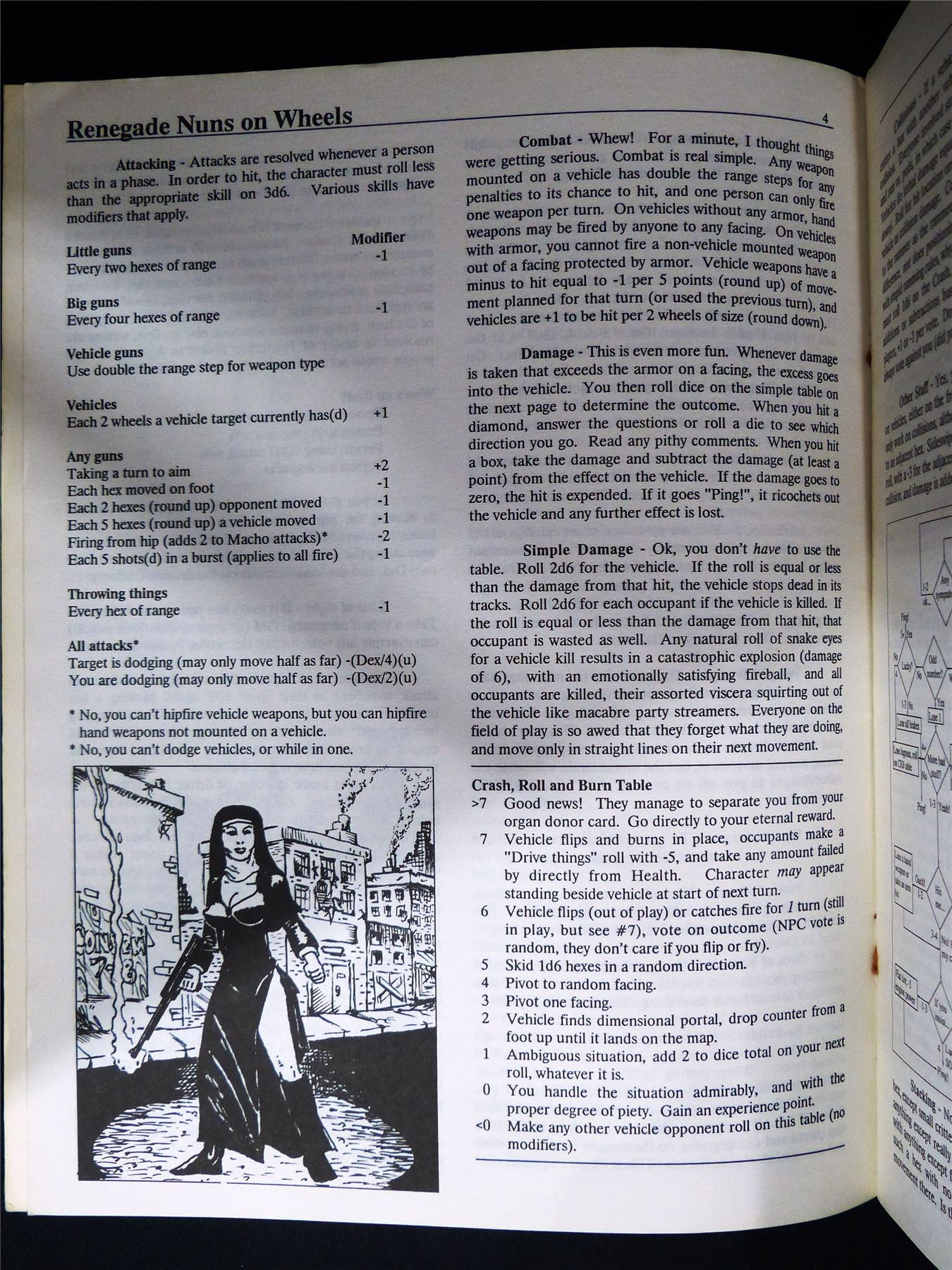 Renegade Nuns on Wheels by Greg Porter - BTRC Roleplay Softback #2V8