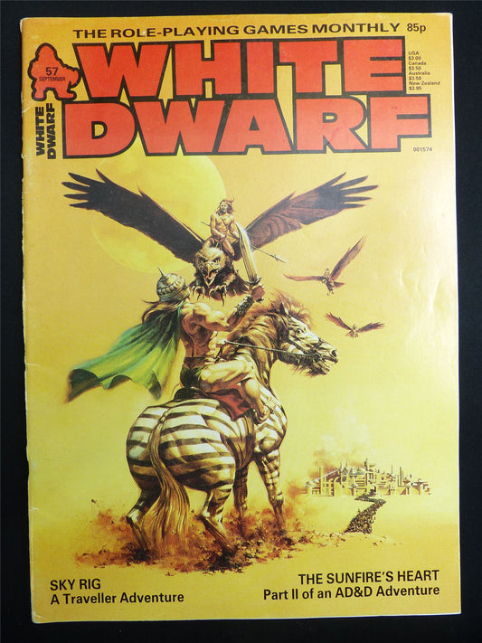 Vintage White Dwarf #57 OOP - Warhammer Magazine #KT
