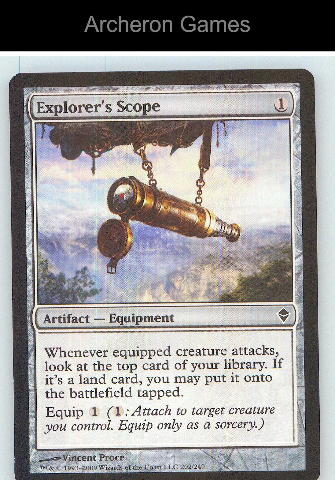 Explorer's Scope ZEN 202 C MTG Card NM/EX+