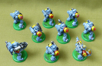 Classic Plastic Space Marines painted - Space Wolves - Warhammer 40K #40T