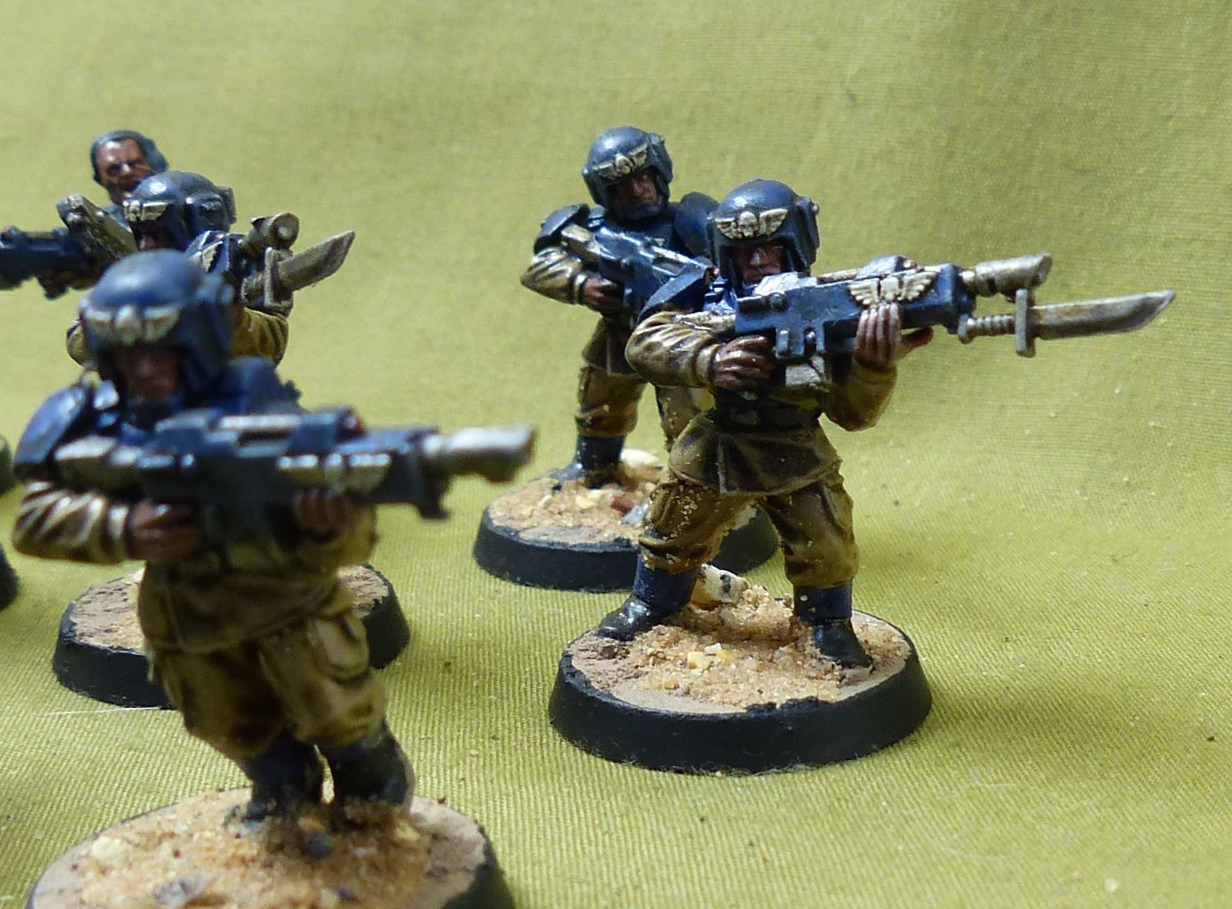 Cadian Shock Troops painted - Astra Militarum - Warhammer 40K #2Y0