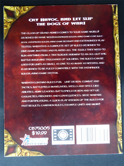 Warpath: Rules for Mass Combat - Pathfinder Roleplaying Softback #2M6