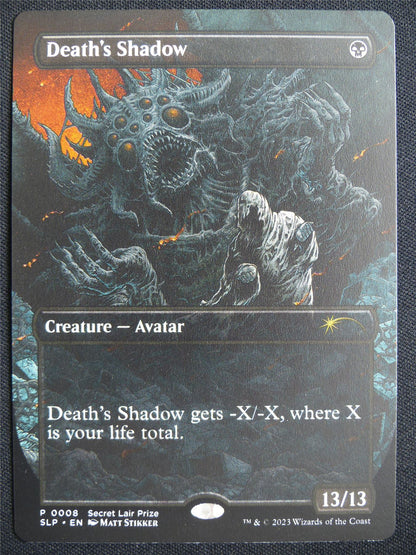 Death's Shadow Borderless - SLP - Mtg Card #249