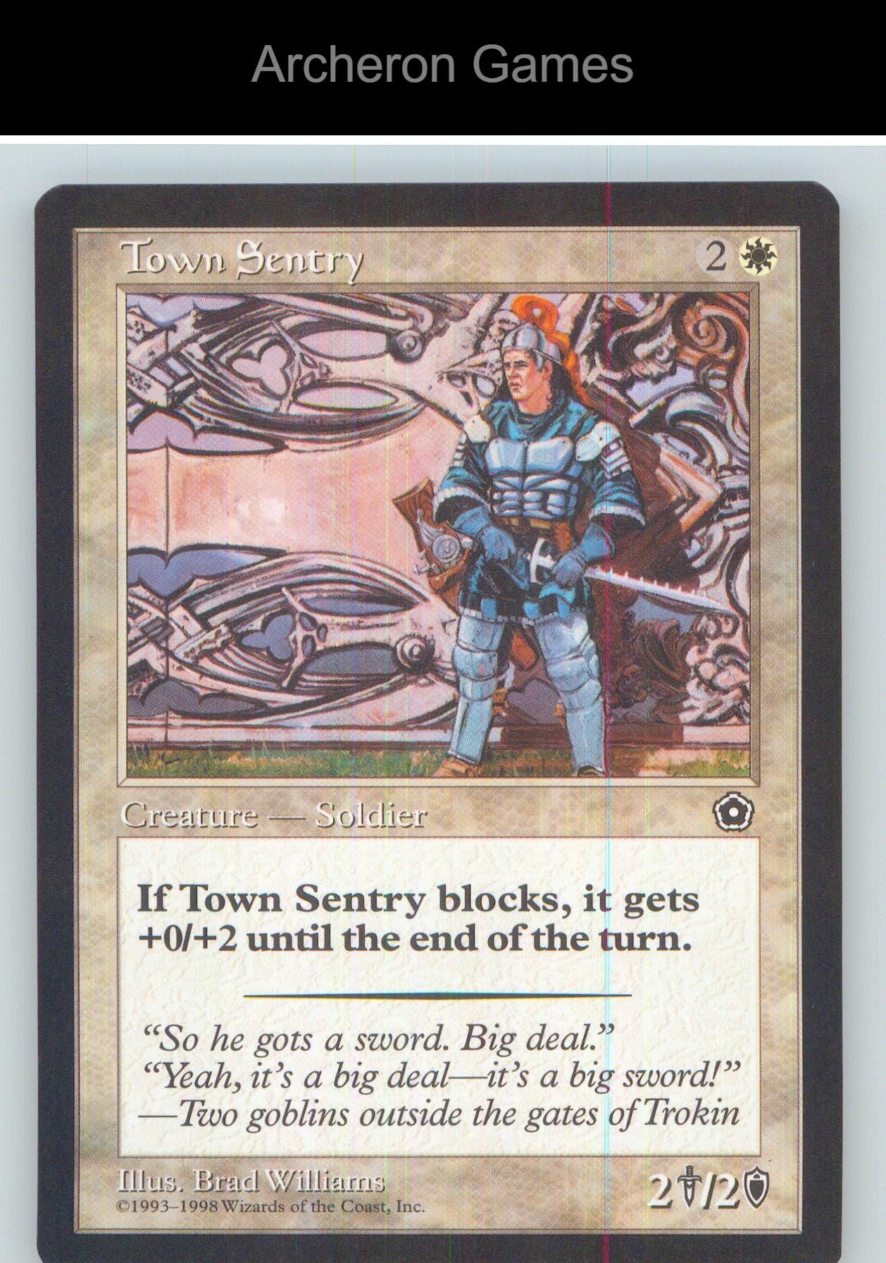 Town Sentry P02 C MTG Card NM/EX+