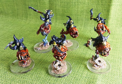Squig Hoppers x 6 Models Painted - Gloomspite Gitz - Warhammer AoS 40k #IJ
