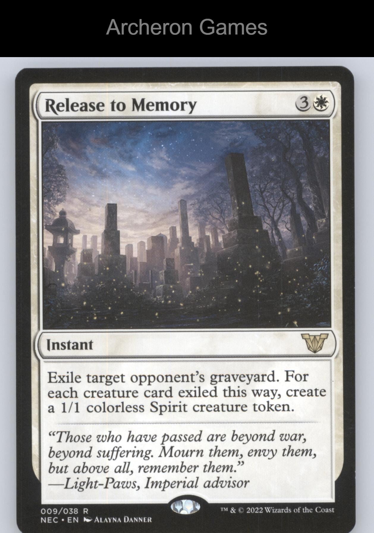 Release to Memory 9 R MTG Card Commander: Kamigawa: Neon Dynasty